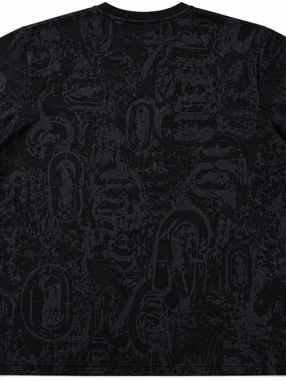 Ecko Unlimited Black Tee with White Graffiti Logo